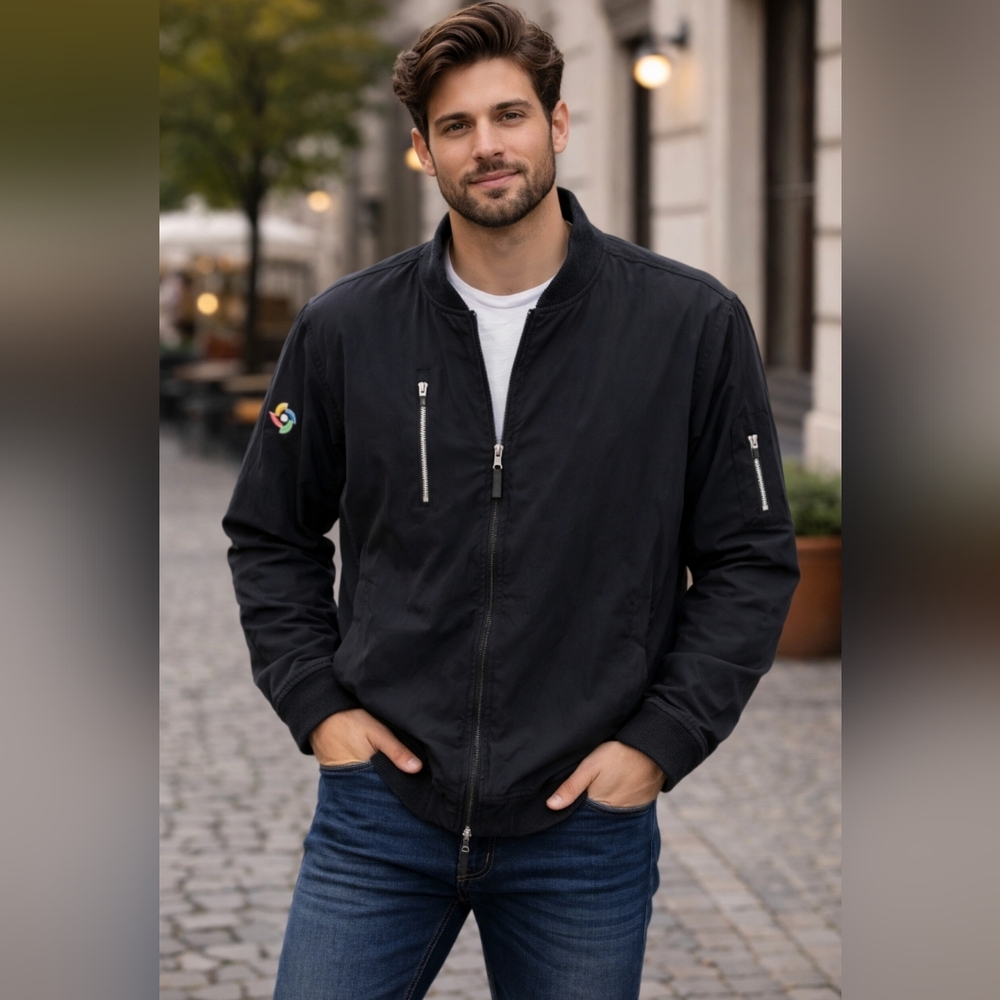Johnnie-O Corsair Bomber Jacket XL Nightshadow Navy Blue NWT $148 MSRP